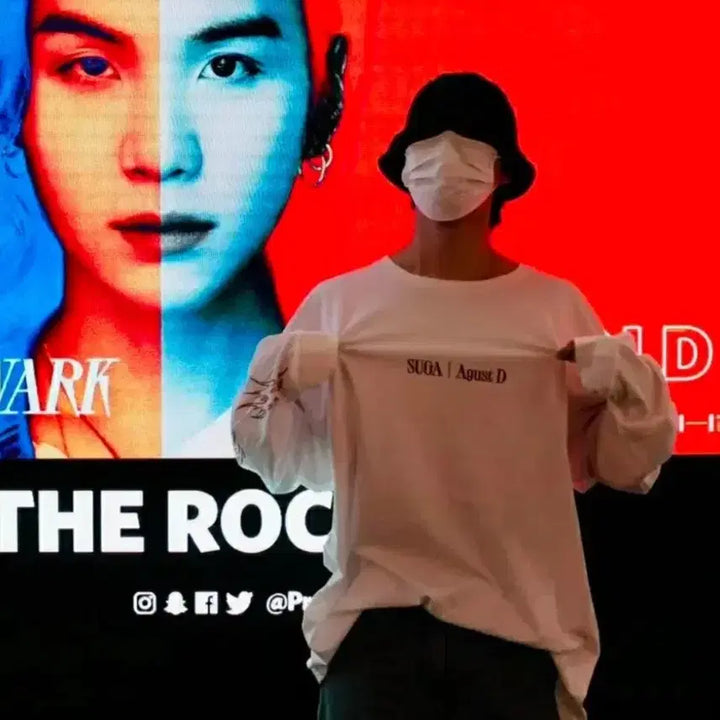 [BUNJANG] BTS Suga Agust D Tour Long Sleeve T-Shirt White XL / BTS 슈가 Agust D 투어 롱슬리브 화이트 티셔츠