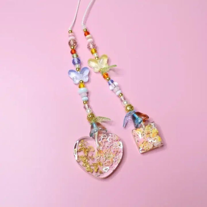 [BUNJANG] Handmade Resin Eyedrops with Gemstones and Beads for Blythe Dolls / (브라이스) 눈줄