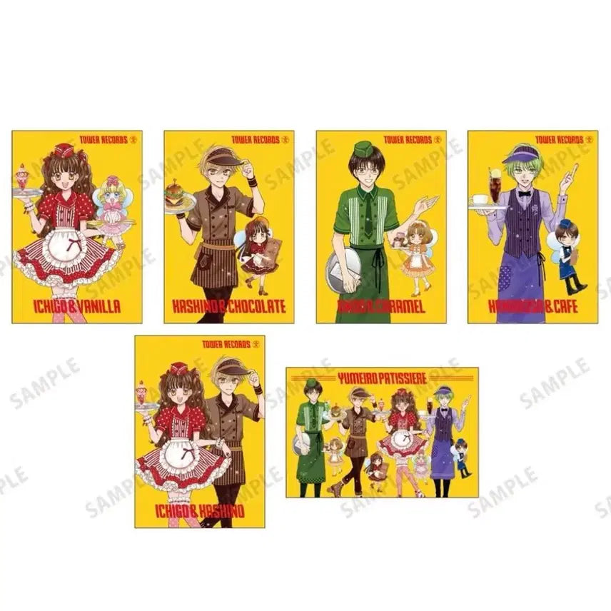 [BUNJANG] Yumeiro Patissiere Vanilla, Kaon, Chocolat Acrylic Charm Keychain / 꿈빛파티시엘 꿈파 바닐라 원가온 쇼콜라 아크릴 참 키링 감딸기 교환