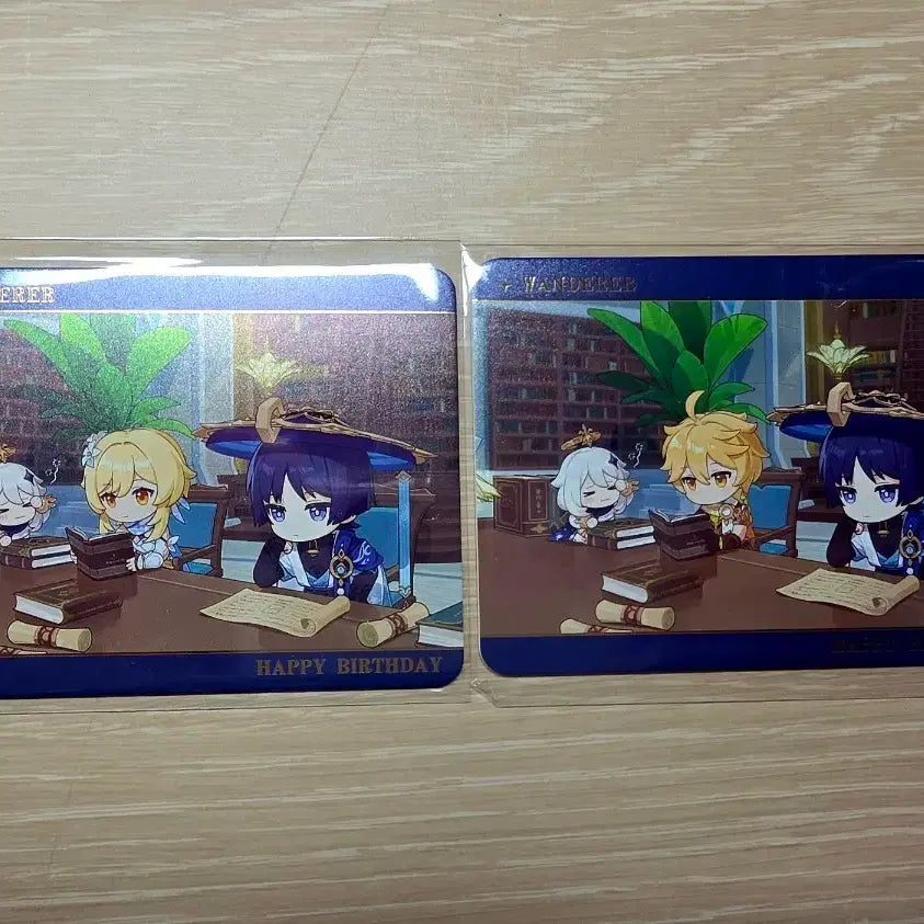 [BUNJANG] Genshin Impact Wanderer Commemorative Photo Collection Card Set / 원신 방랑자 기념촬영 컬렌션 카드세트