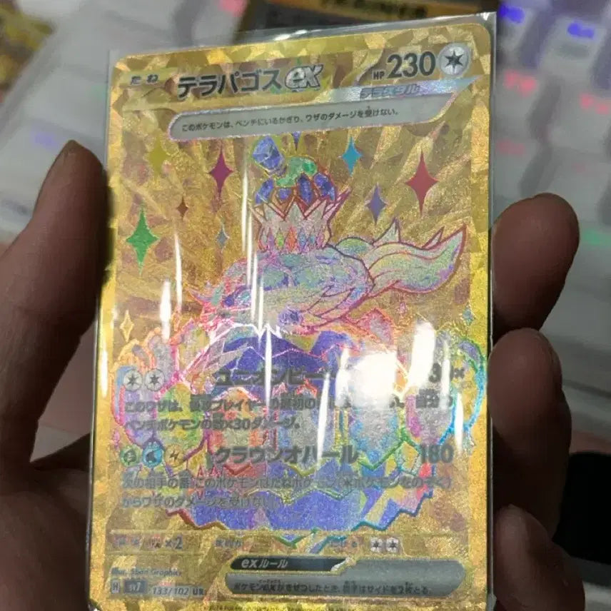 [BUNJANG] Pokemon Card Japanese Terrapagos EX UR / 포켓몬 카드 일판 테라파고스EX UR