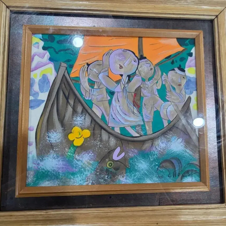 [BUNJANG] Choi Young-rim Signed Painting / 1세대  유명서양화가  최영림