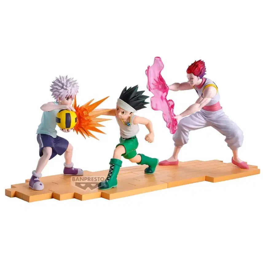 [BUNJANG] Hunter x Hunter Banpresto Grid Island Gon, Killua, Hisoka Figure Set / 헌터x헌터 반프레스토 그리드 아일랜드편 곤, 키르아, 히소카 피규어