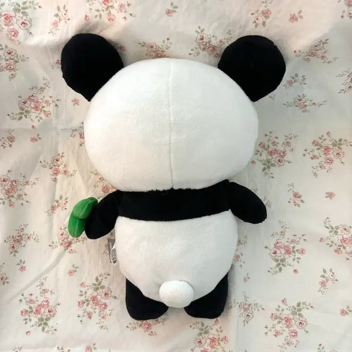 [BUNJANG] Vintage Korilakkuma Panda Four-Leaf Clover Medium Plush / 고전 코리락쿠마 판다 네잎클로버 중형 인형