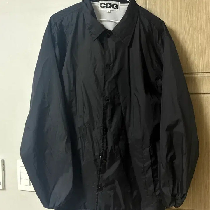 [SOLD OUT] 꼼데가르송 코치자켓 블랙 L