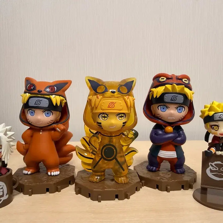 [BUNJANG] Naruto Pajama Figure Bundle Set: Shikk Ochakomo Jiraiya / 일괄/암실전시) 나루토 파자마 피규어 시크 오차토모 지라이야
