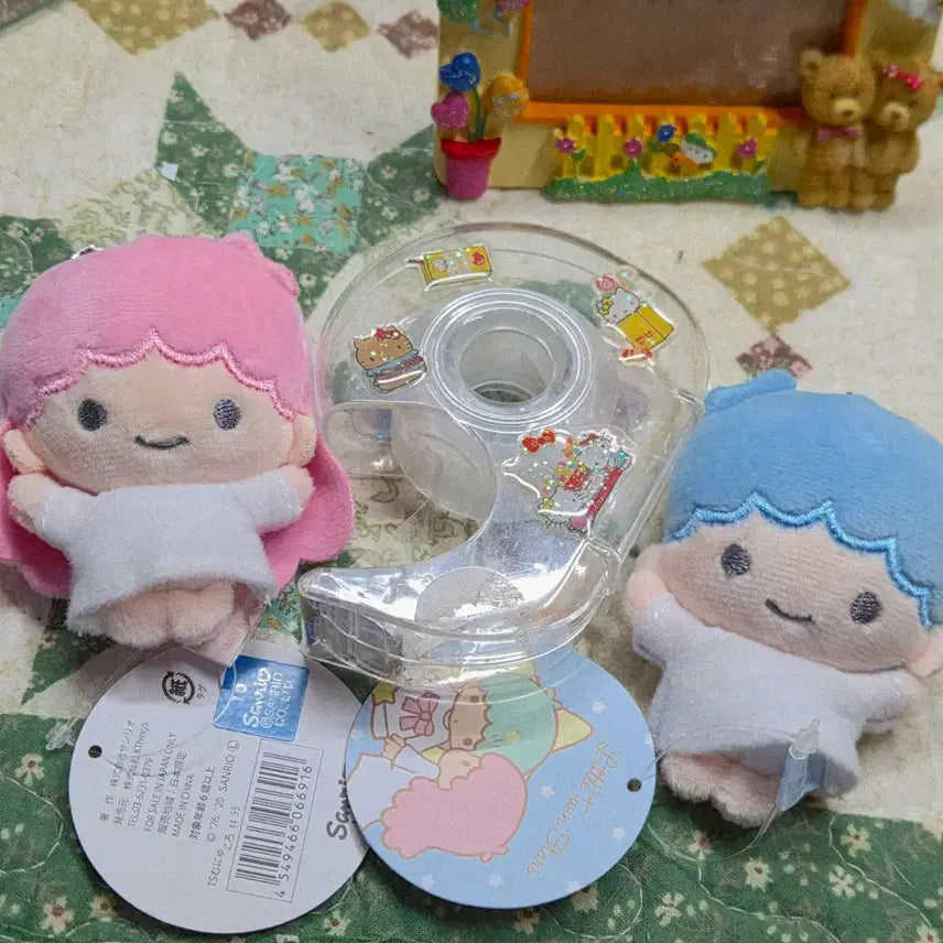 [BUNJANG] Sanrio Little Twin Stars Mini Keyring Set / 새상품/산리오) 리틀트윈스타 미니 키링 세트