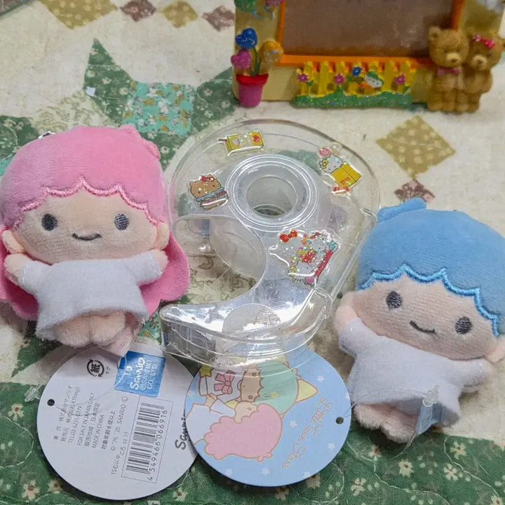 [BUNJANG] Sanrio Little Twin Stars Mini Keyring Set / 새상품/산리오) 리틀트윈스타 미니 키링 세트