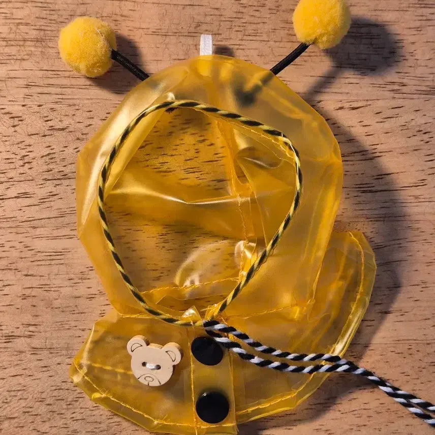 [BUNJANG] 10cm Doll Clothes Yellow Raincoat Poncho / 10cm 인형옷 노란 우비 비옷 판쵸