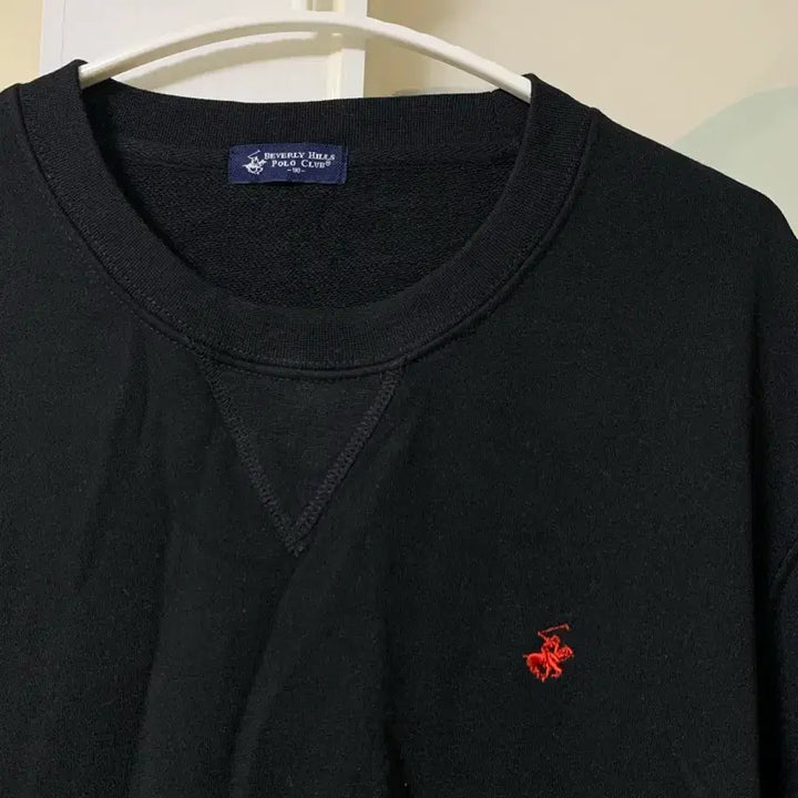[BUNJANG] Beverly Hills Polo Club Black Sweatshirt / (새상품)비버리힐스 폴로클럽 검정색 맨투맨