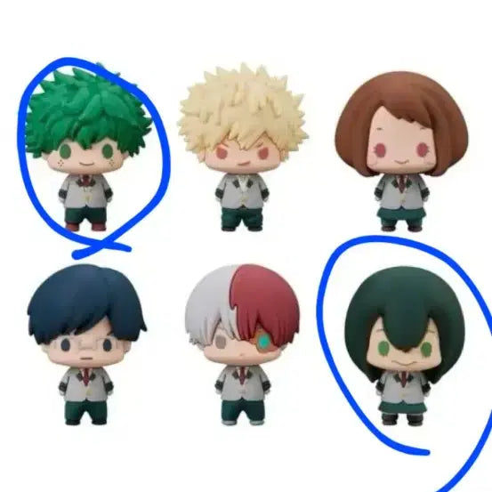 [BUNJANG] My Hero Academia Chocorin Midoriya &amp; Tsuyu Bundle Set (Sealed) / 일괄)나히아, 히로아카 초코린 미도리야, 츠유 미개봉