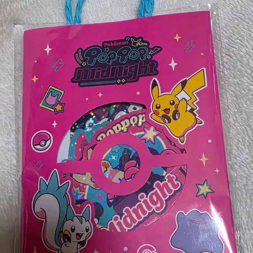 [BUNJANG] Pokemon Pop Pop Midnight Sticker Set / 성수 팝업 포켓몬 팝팝 미드나잇 조각스티커 세트