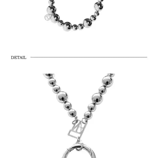 [BUNJANG] Trimming Bird Silver Ball Keyring / 트리밍버드 실버 볼 키링