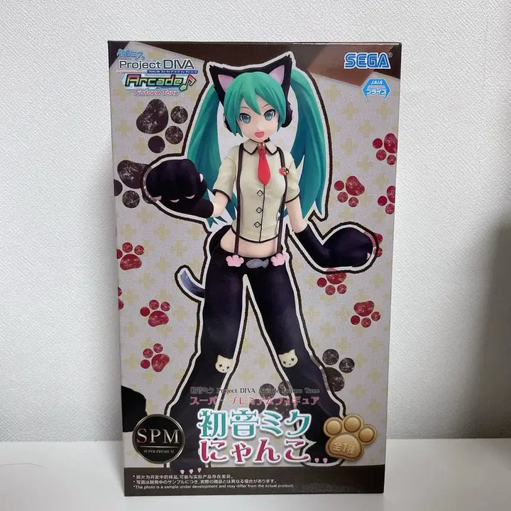[BUNJANG] Hatsune Miku Project DIVA SPM Cat Ear Figure (Sealed) / 미개봉 하츠네 미쿠 프로젝트 디바 SPM 네코미미 피규어