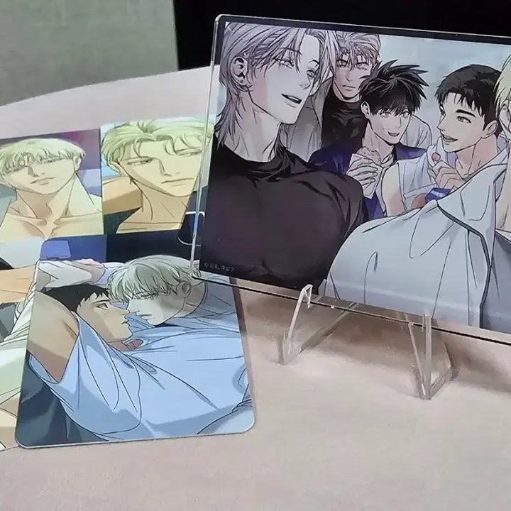[BUNJANG] Team Resin Crossover Acrylic Block &amp; Backlight Photocard Bundle Set / 백라이트&amp;걷지않는다리 아크릴 블록+백라이트 포카 컬포 5종