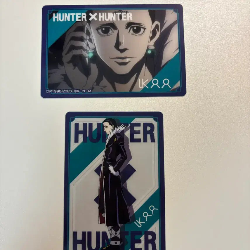 [BUNJANG] Hunter x Hunter Clear Card Collection Chrollo &amp; Feitan Bundle Set / 헌터헌터 프라보드 컬렉션 클로로 페이탄 일괄
