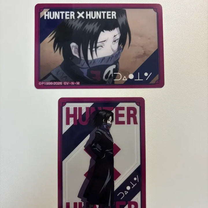 [BUNJANG] Hunter x Hunter Clear Card Collection Chrollo &amp; Feitan Bundle Set / 헌터헌터 프라보드 컬렉션 클로로 페이탄 일괄