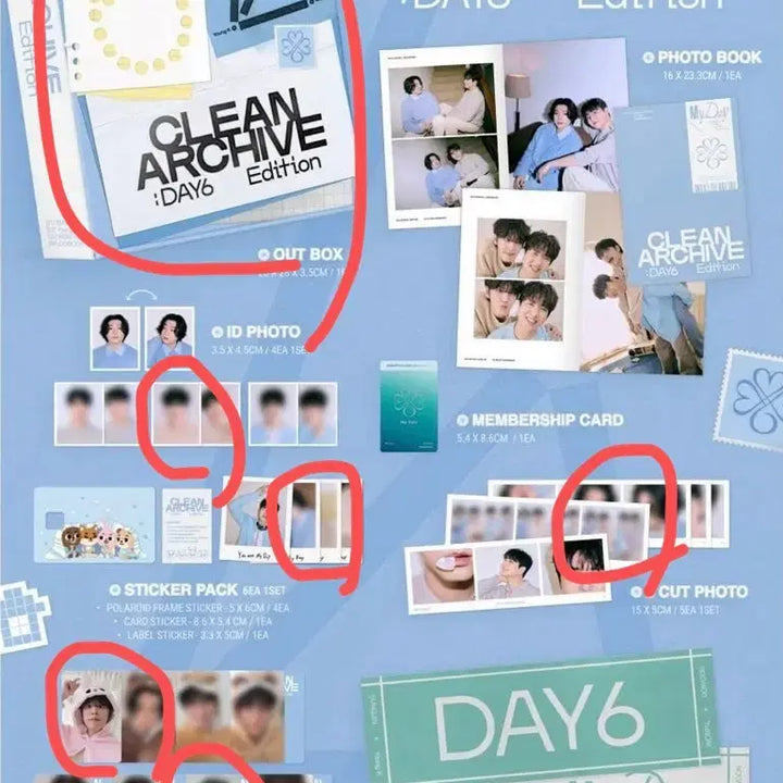 [BUNJANG] Day6 MyDay 6th Gen Kit Young K Outbox / 데이식스 마이데이 6기키트 원필/아웃박스