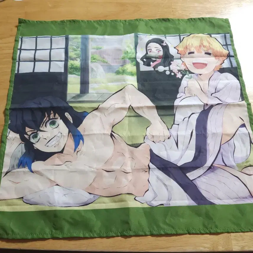 [BUNJANG] Demon Slayer Inosuke/Zenitsu Handkerchief / 귀멸의 칼날 이노스케/젠이츠 손수건