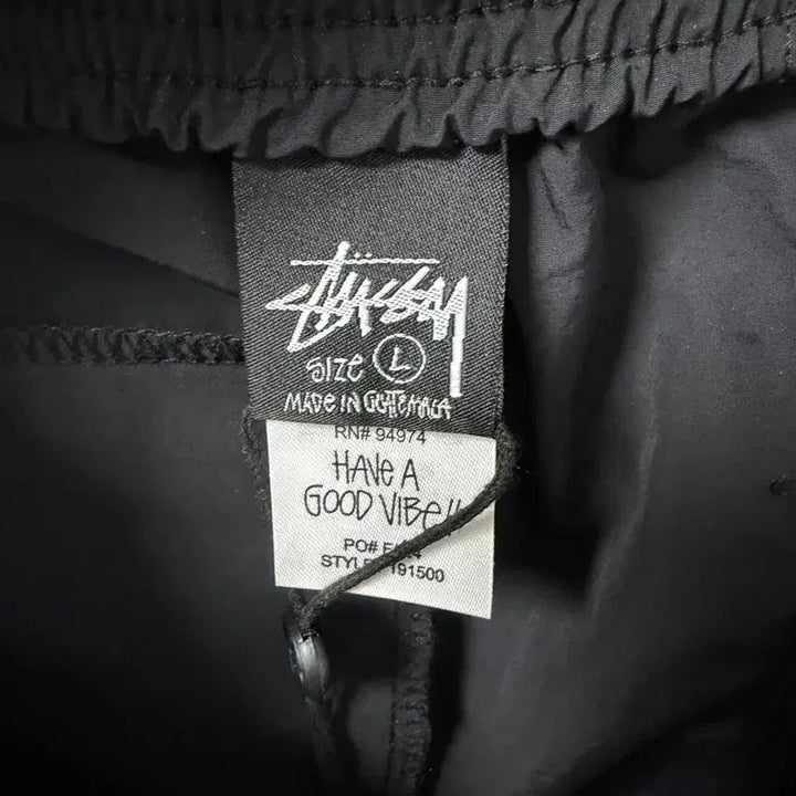 [BUNJANG] Stussy Big Basic Water Shorts Black / 스투시 검정색 반바지 L XL