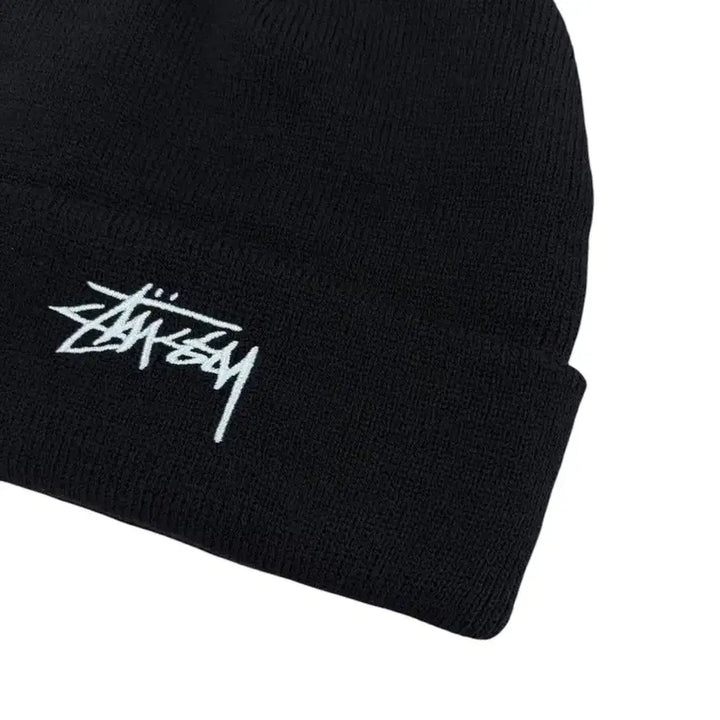[BUNJANG] Stussy Stock Cuff Beanie Black / Stussy 스투시 스탁 커프 비니 블랙 새상품