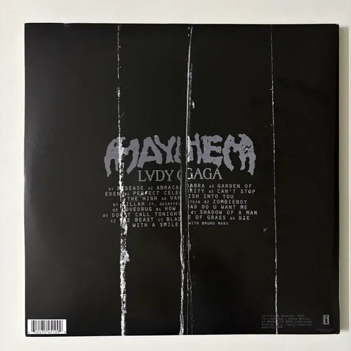 [BUNJANG] Lady Gaga MAYHEM Limited Edition 180g Black 2LP / 레이디가가 (Lady Gaga) MAYHEM 한정판 LP