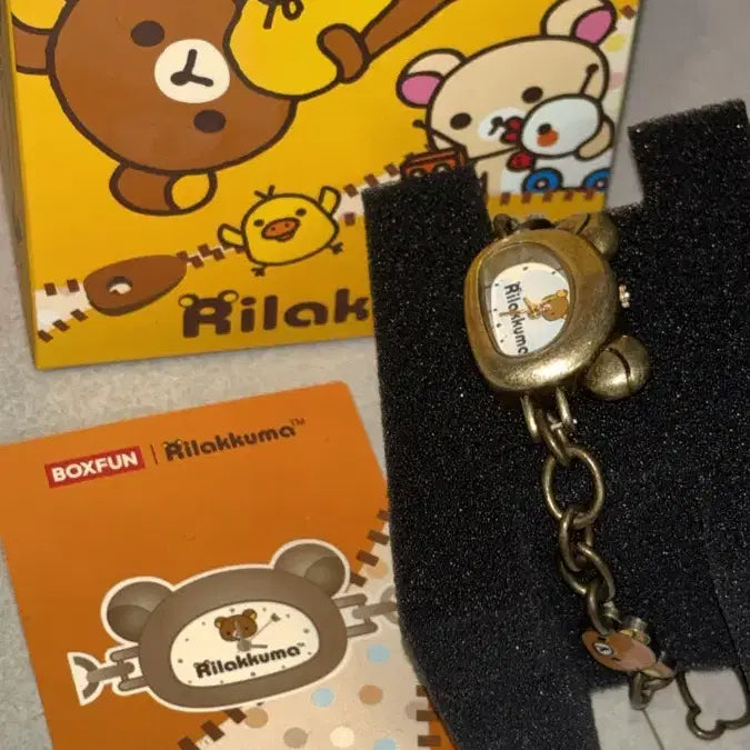 [BUNJANG] Rilakkuma Secret Chain Watch / (당일발송) 리락쿠마 시크릿 체인시계 손목시계 가챠