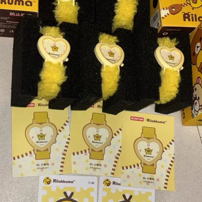 [BUNJANG] Kiiroitori Heart Wristwatch / (당일발송) 개밤티 키이로이토리 하트 시계 악성재고 닭털날림 돼지병아리
