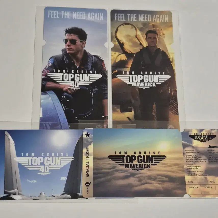 [BUNJANG] Top Gun &amp; Top Gun: Maverick Special Ticket Set / 탑건 + 탑건 매버릭 스페셜티켓 판매
