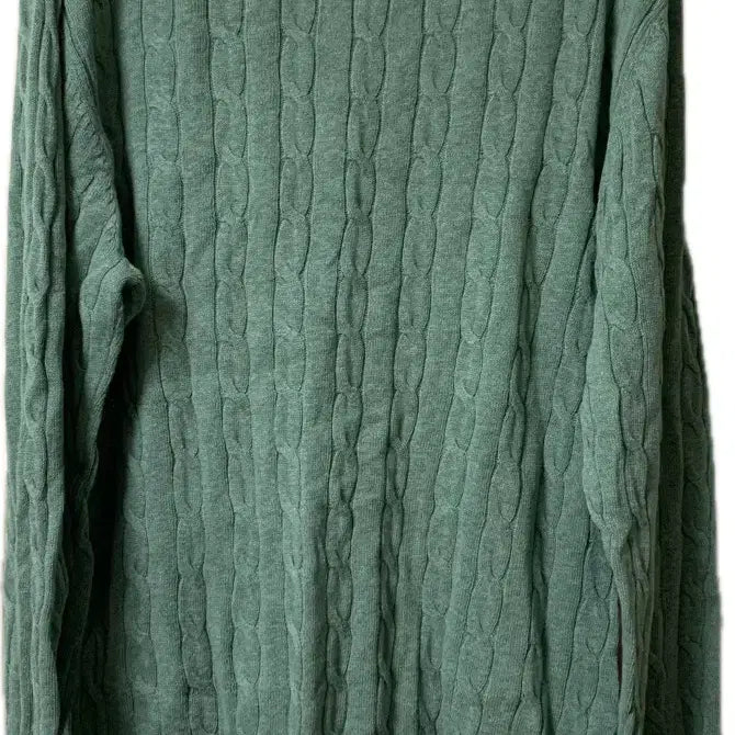 [BUNJANG] Beverly Hills Polo Club Cable Knit Mint / (새상품)비버리힐스 폴로 클럽 케이블 니트 민트