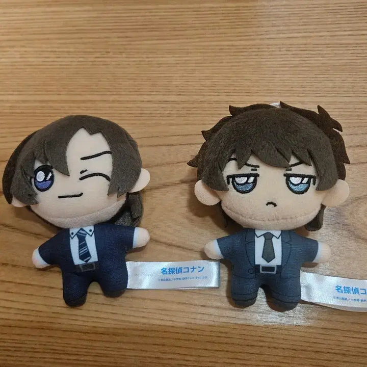 [BUNJANG] Detective Conan Matsuda &amp; Hagiwara Mascot Plush Set / 명탐정 코난 마츠다 하기와라 마스코트 누이 세트