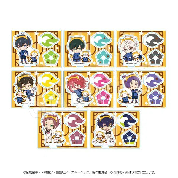 [BUNJANG] Blue Lock Rascal Collab Trading Mini Character Acrylic Stand / [랜덤] 블루 록 라스칼 콜라보 트레이딩 미니 캐릭터 아크릴 스탠드-단품