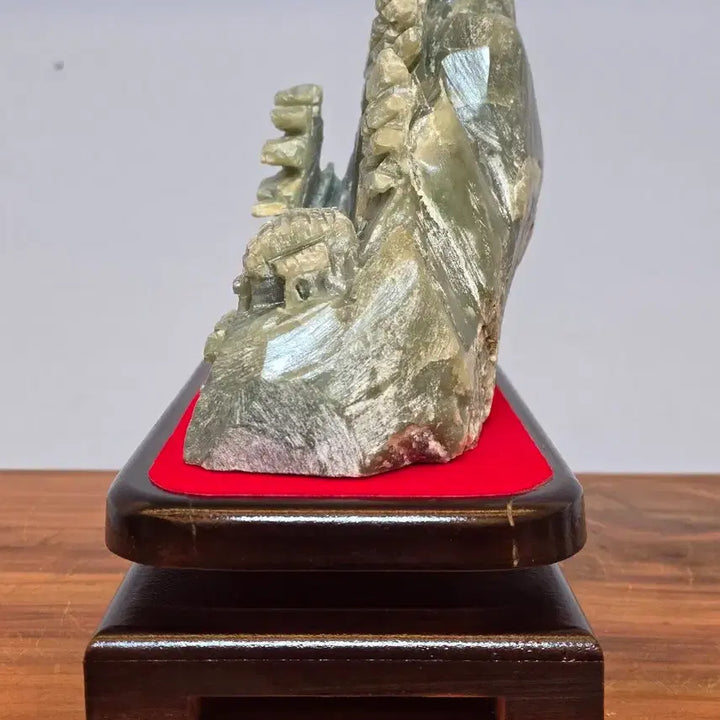 [BUNJANG] Finely Carved Jade Stone Sculpture / 26052147 섬세하게 조각된 옥 가공 광물 수석 팝니다