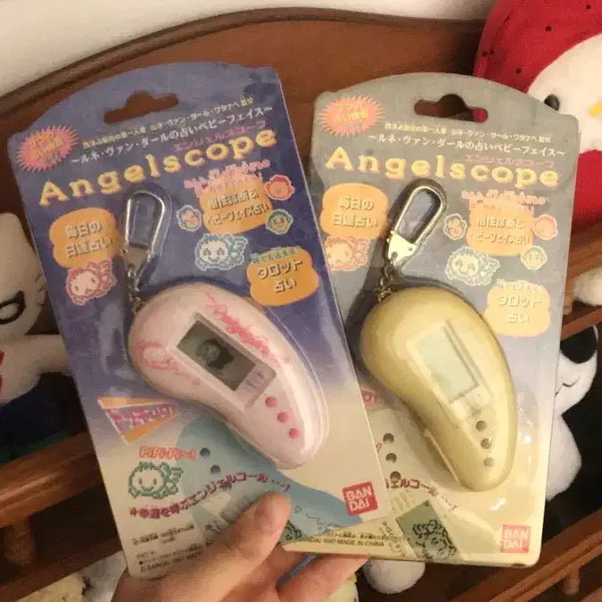 [BUNJANG] 1997 Japan Tamagotchi Angel Scop Game Console / 레어! 1997년 일본 고전 다마고치 엔젤스코프 게임기 키티 똥사이즈