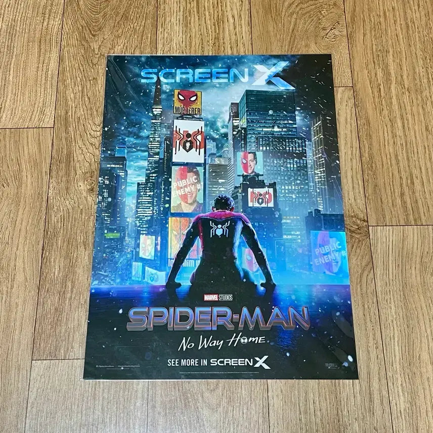 [BUNJANG] Spider-Man: No Way Home ScreenX Poster / 스파이더맨 노웨이홈 스크린엑스 screenx 포스터 cgv