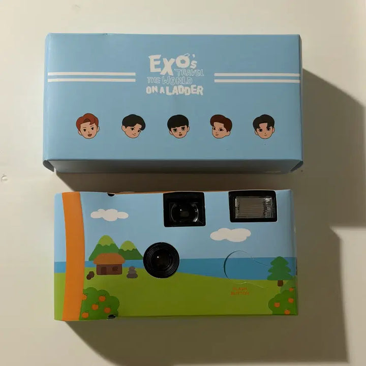 [BUNJANG] EXO Kai Ladder Trip Jeju Film Camera Photocard / 엑사세 카이 필름카메라 분철 엑소 사다리타고 세계여행 제주도