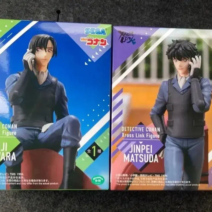 [BUNJANG] Detective Conan XrossLink Matsuda Jinpei &amp; Hagiwara Kenji Figure / <현물>명탐정코난 XrossLink 마츠다 진페이 하기와라 켄지 피규어