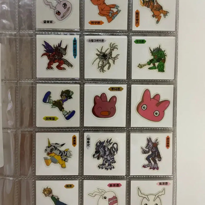 [BUNJANG] Digimon Old Version Sticker Bundle / 디지몬 구버전 띠부씰(뗀씰) 일괄