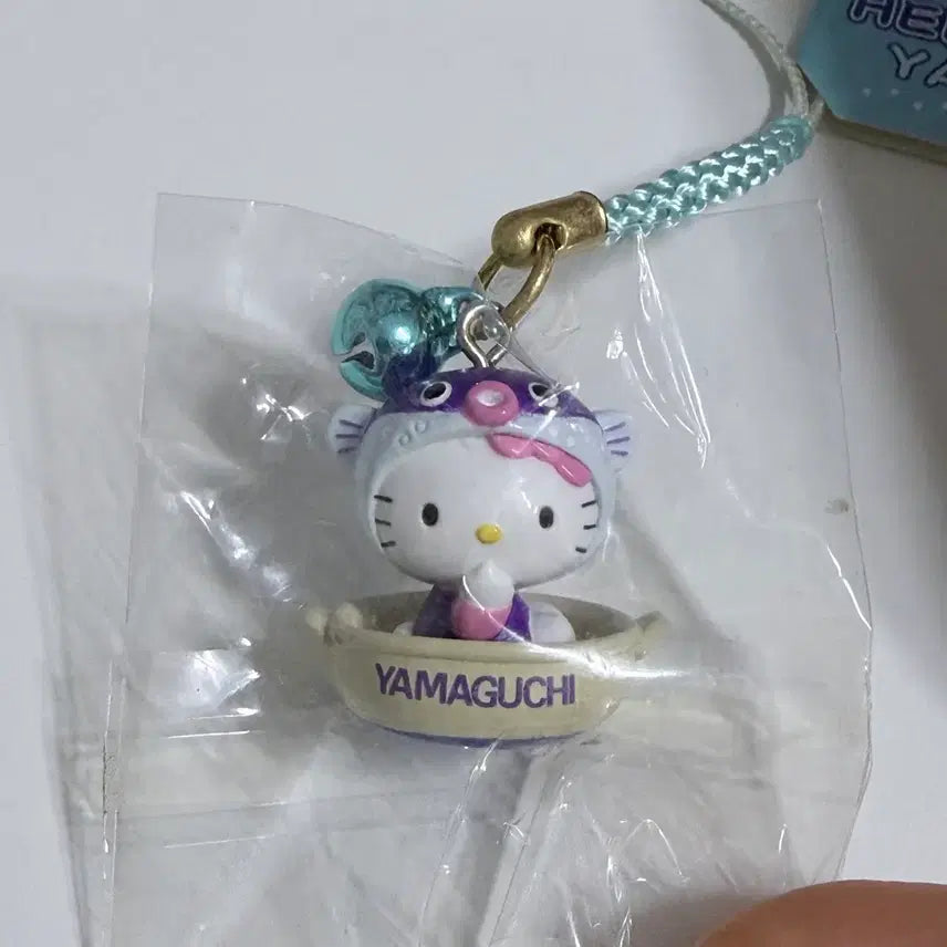 [BUNJANG] Sanrio Hello Kitty Yamaguchi Regional Limited Pufferfish Classic Keyring / 산리오 헬로키티 야마구치 지역한정 복어 고전 키링