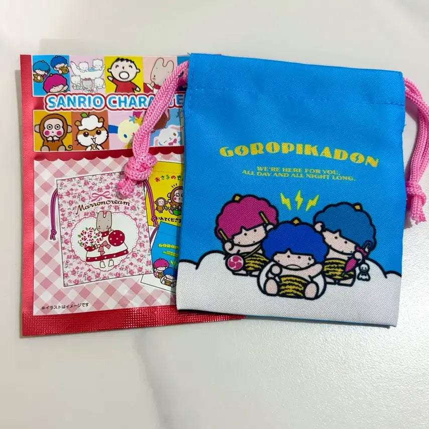 [BUNJANG] Sanrio Goropikadon Drawstring Pouch / 산리오 고로피카돈 복조리 파우치