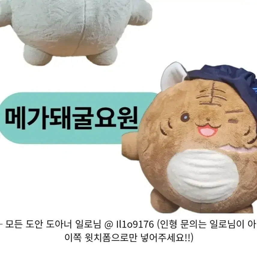 [BUNJANG] Mega Pig Agent Plush / -예약중-메가돼굴요원 판매