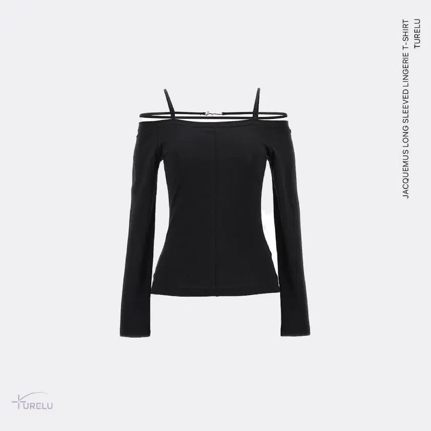 [SOLD OUT] 자크뮈스 르 시에라 롱 슬리브 탑 블랙