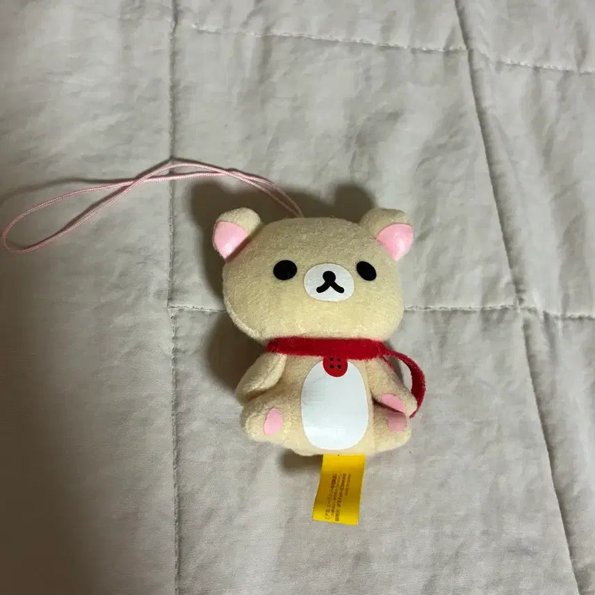 [BUNJANG] Rilakkuma Korilakkuma Red Scarf Classic Plush Doll / 빨간 목도리 코리락쿠마 고전 인형
