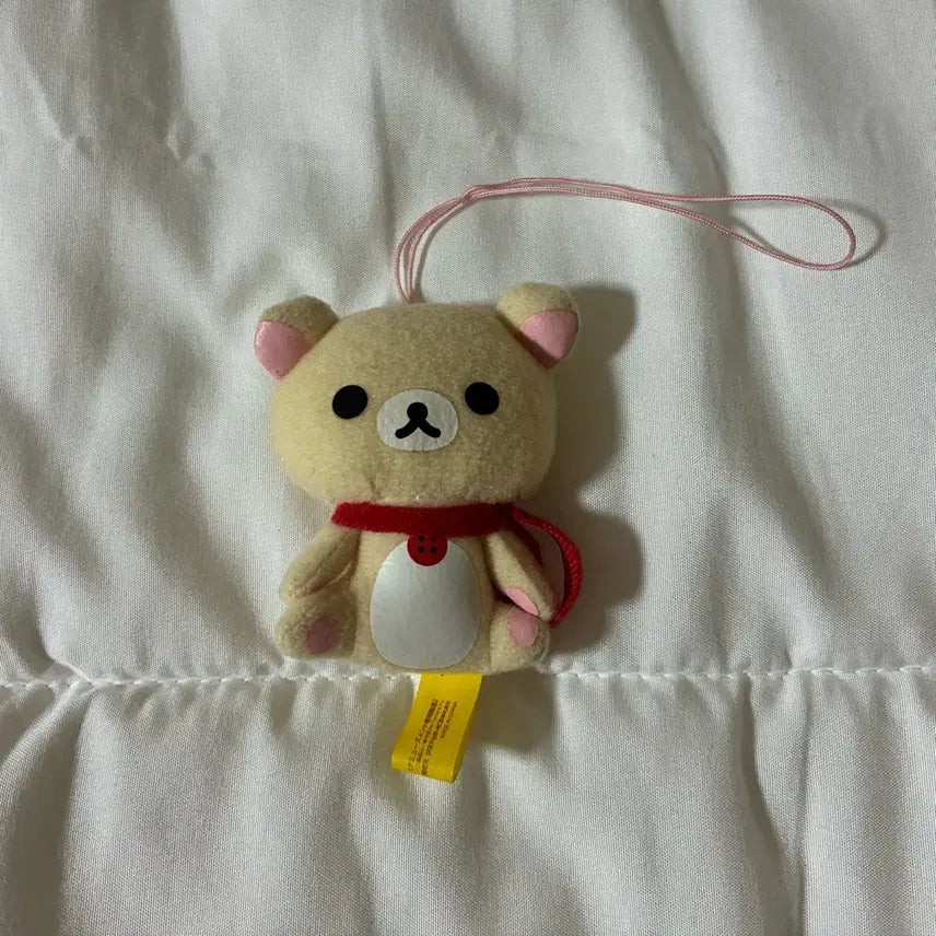 [BUNJANG] Korilakkuma Red Scarf Vintage Doll / 산엑스 빨간 목도리 코리락쿠마 고전 인형