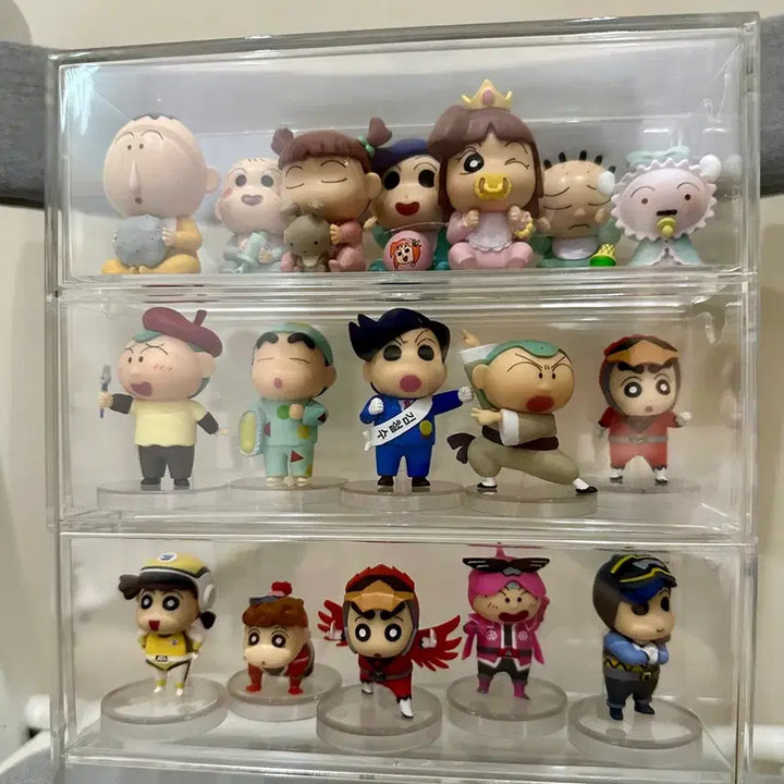 [BUNJANG] Crayon Shin-chan Figure 17-Piece Full Set / 짱구는 못말려 피규어 17종 세트