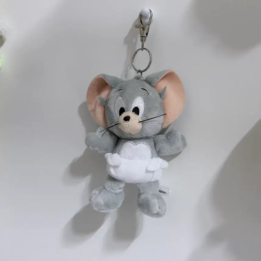 [BUNJANG] Tom and Jerry Tuppy Bag Charm Doll Keychain / 톰과제리 터피 가방고리 인형 키링