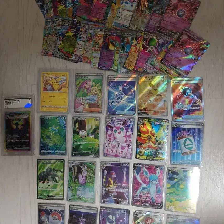 [BUNJANG] Umbreon VMAX SAR, AR, SR, Pikaachu UR, and Other Cards / 블래키 brg9,sar,sr,ar,북미피카츄,ur 팝니다