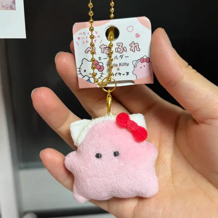 [BUNJANG] Sanrio Hello Kitty Obaken Petafure Keyring / <마지막가격>일본정품 헬로키티 오바케누 페타후레 키링