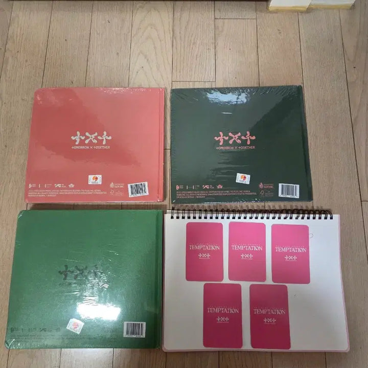[BUNJANG] TXT Temptation Sealed Album Bundle (3) + Photocard Set (5) / 투모로우바이투게더 템테이션 미개봉 앨범3 + 포토카드 5장 일괄