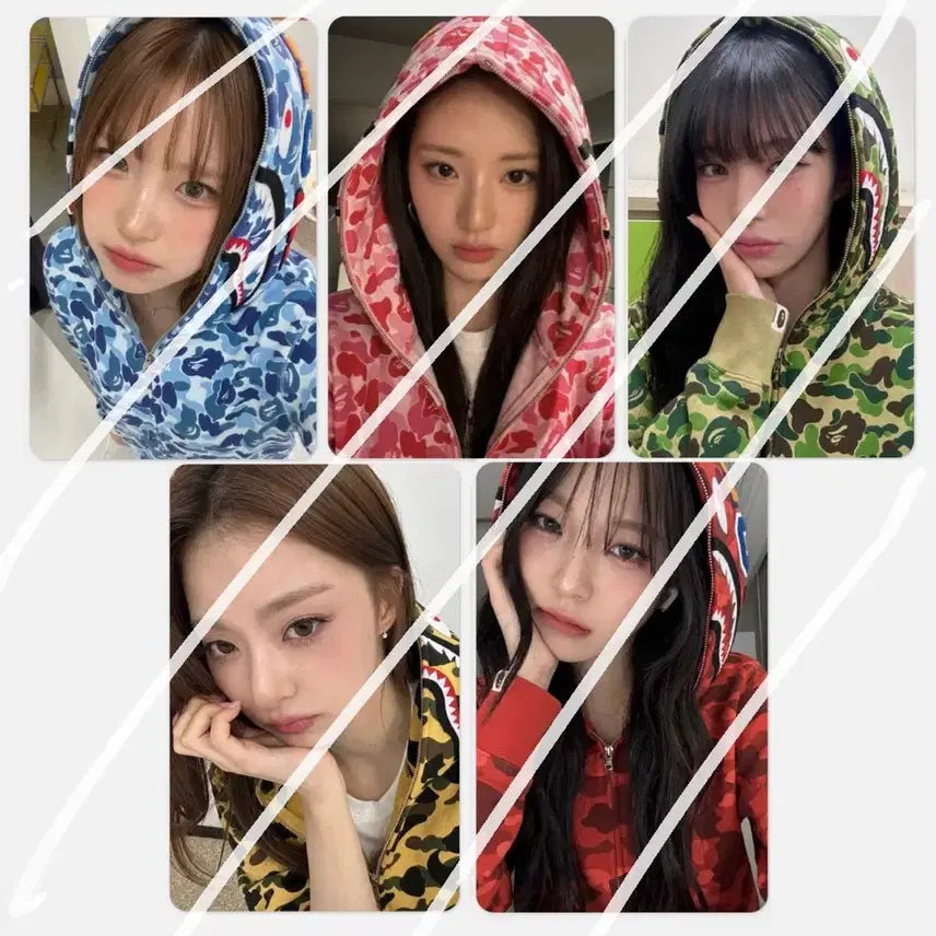 [BUNJANG] fromis_9 Bape Fanmade Photocard / 프로미스나인 베이프 비공굿 포카